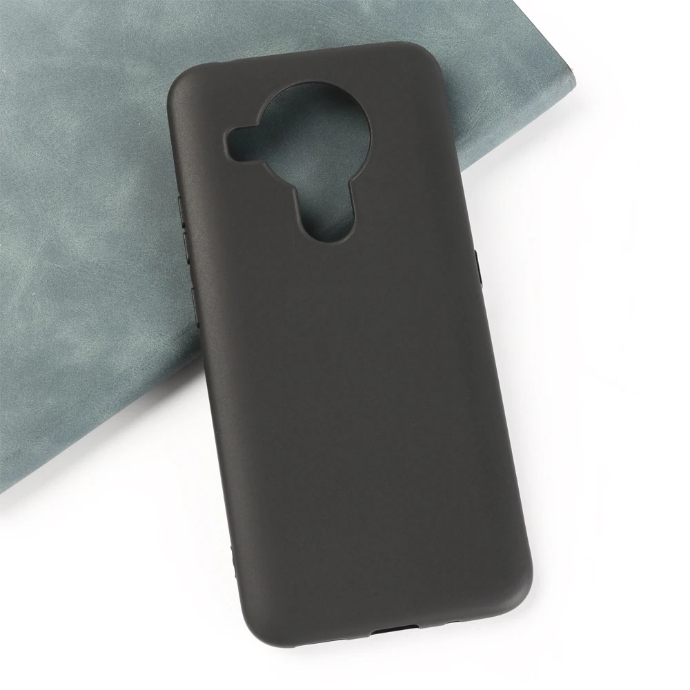 Custodia Morbida In Silicone + Pellicola Vetro Temperato Per Nokia C32 - Cover Antiurto Trasparente