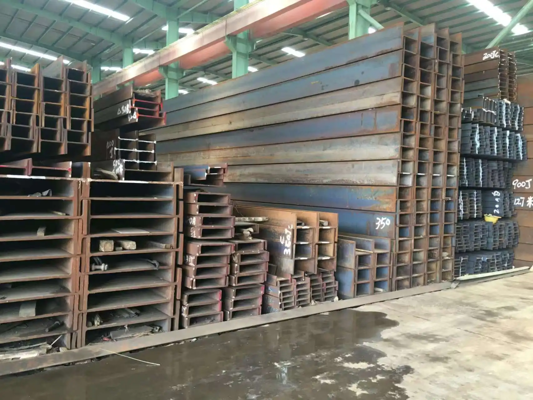 Solar Structure Steel I Beam H150x75x5x8mm ASTM A36 for Power Plant Support Frame Bending & Welding Services Included manufacture