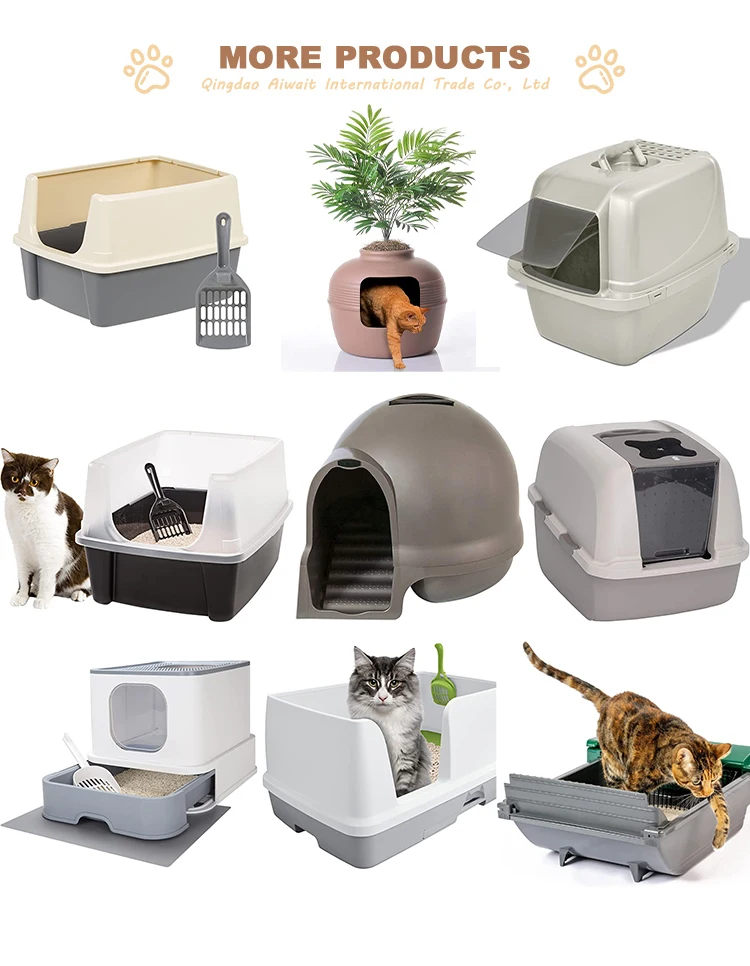Good Price Pet Original Hidden Litter Box Artificial Plants Enclosed