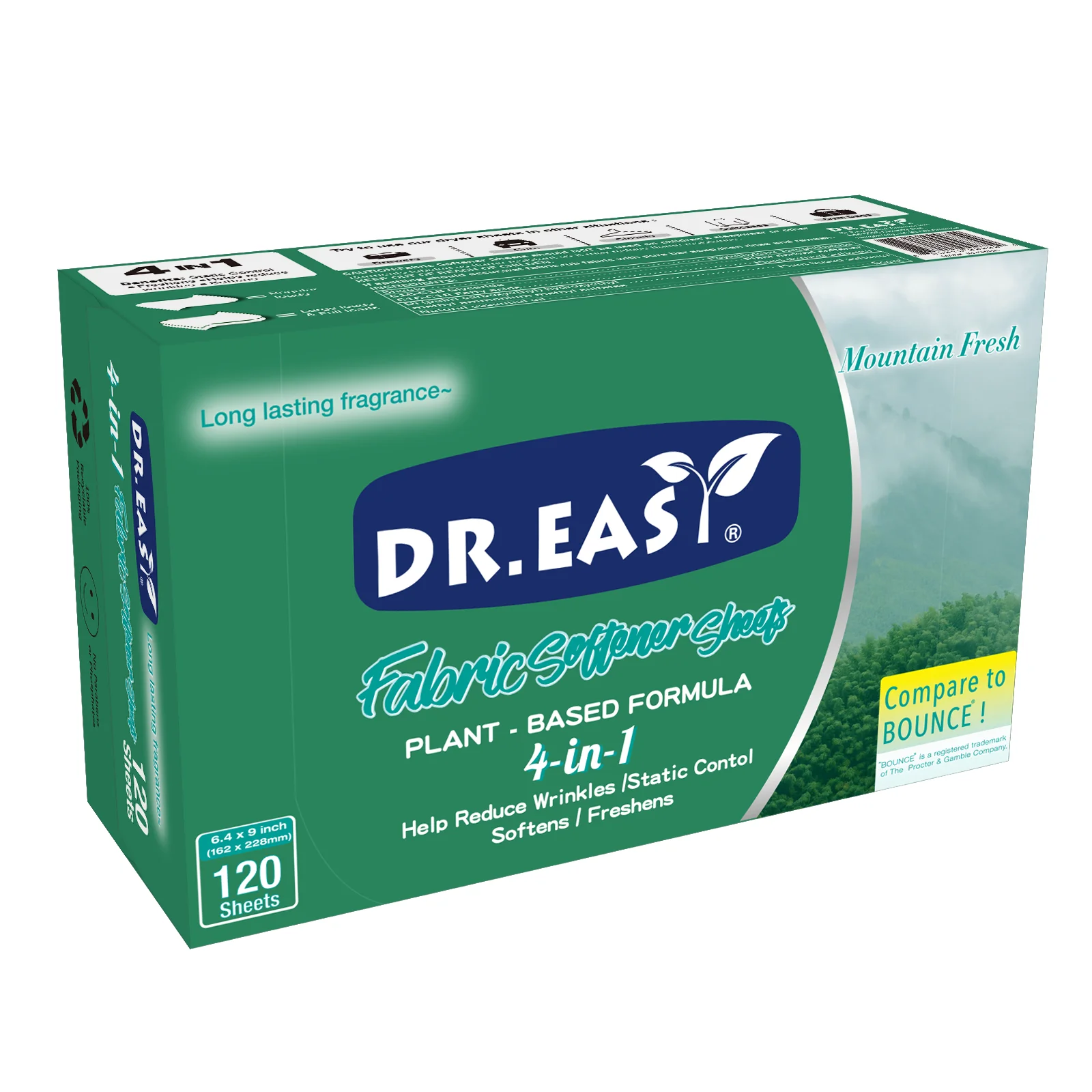 Best Selling Anti-static Wrinkle Removal Lasting Fragrance Dryer Sheets for Household Laundry Fabric Softener Dryer Sheets