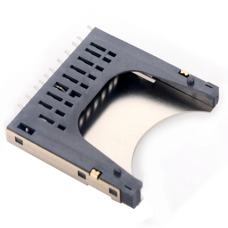 mup factory  11PIN  Push push type Memory Card Socket t flash card socket for automotive electronics