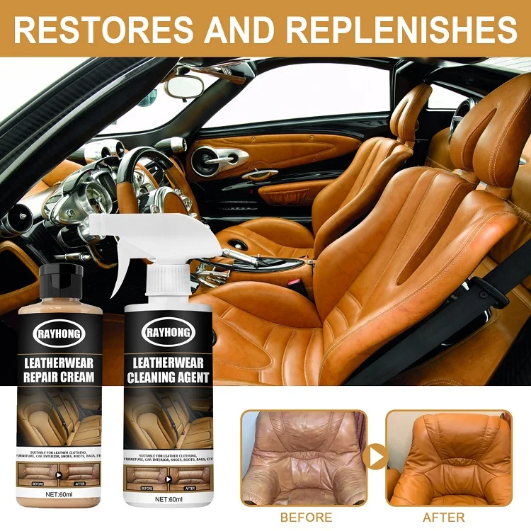 Car Interior Cleaner, Leather Repair Agent For Furniture