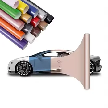 High Gloss PPF Car Wrap Film Color TPU PPF Premium Car Colored PPF Paint Protection Film Anti Scratch 7.5mil/Roll