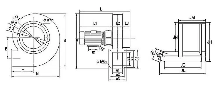 Centrifugal Fan, 220V, 380V - detail 4