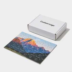 Wholesale Custom Printed 500 1000 Pieces Cardboard Kids Educational Puzzle Adult Jigsaw Puzzles