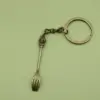 Fork Keychain-Bronze