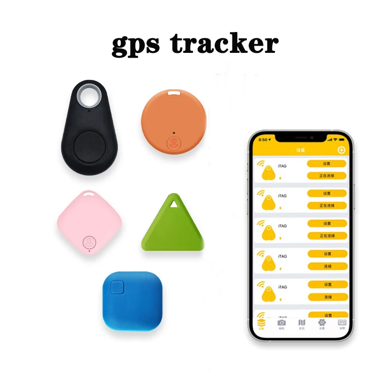 Cat Dog Gps Tracker Antilost Device Round Antilost Device Pet Kids