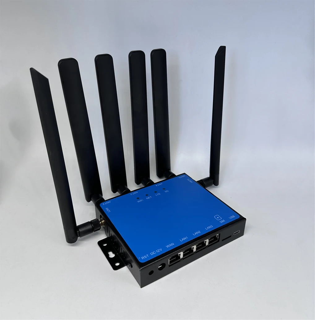 5G Router with Wireless Sim Card - 4 LAN Ports & Multi Antennas