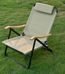 Outdoor aluminium mesh easy folding light weight foldable garden chairs