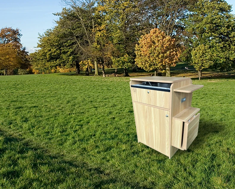 Rv Outdoors Public Caravan Mobile Portable Vanlife Box With Rectangular