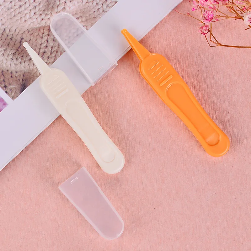 Pack of 10 baby nose tweezers set, infant nose cleaning tweezers
