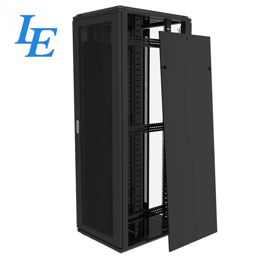 Heavy Duty Server Rack Network Rack 19 Inch Server Cabinet With Wheels 18U- 47U Server Enclosure