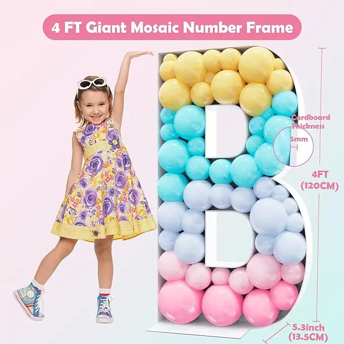 Acrylic Fillable Letter Shaped Acrylic Candy Box Wedding Candy Dessert