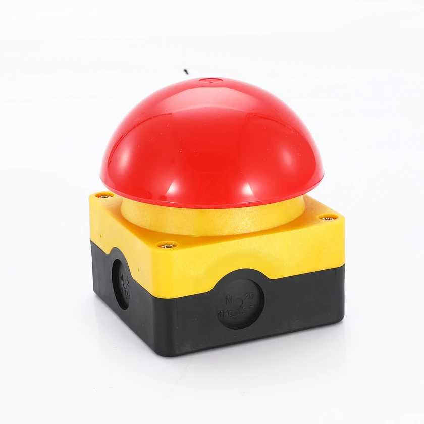 Large Mushroom Head Button Switch EFAK Foot Pedal Hand Racket Self Reset Waterproof and Dustproof Emergency Stop Switch