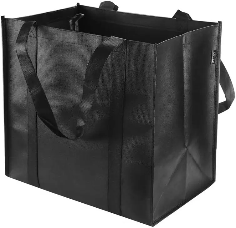 Fabric Shopping Eco Recycle Reusable Grocery pp Nonwoven Bag Non Woven Fabric pp Custom Eco Recycle Shopping Bags 100 Gsm