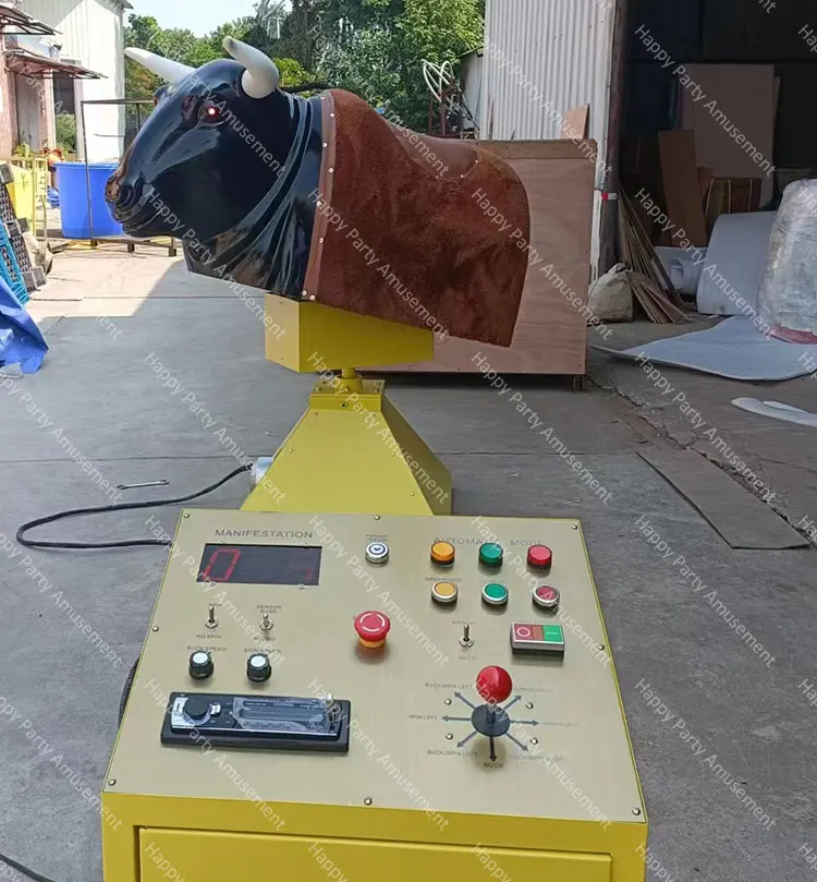 Kbj Rodeo Machine Amusement Park Rodeo Riding Simulator Motor Mechanical Bull Ride ...