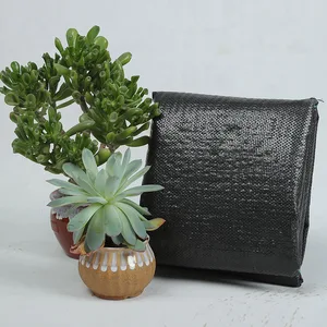 PP Woven Membrane Anti-Grass Control Cloth PE Ground Cover Mesh Weed Mat Roll Garden Supplies Mulch Film Garden Supplies