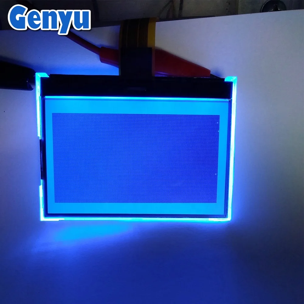 Genyu 26 pin FPC Connector Monochrome lcd display 128x64 Dots lcd Screen