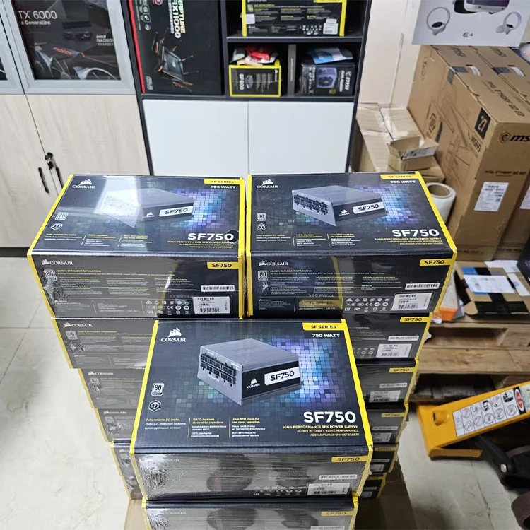 CORSAIR SF450、SF600、SF750 750W SFX電源、80 PLUSプラチナ認証