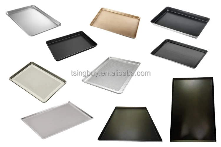 TSINGBUY Commercial Grade Bakeware Durable Aluminum Pans