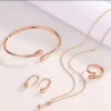 Champagne water drop four-piece set