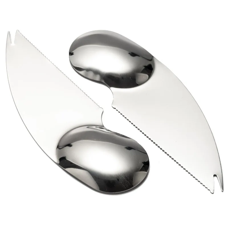 stainless steel kiwi knife spoon fork