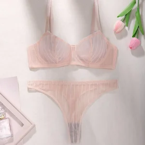 High Fashion Breathable Ladies Bra and Underwear Sets in Bulk