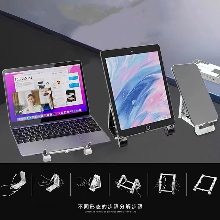 Портативный Регулируемый складной держатель 3 в 1 для ноутбука, планшета, сотового телефона