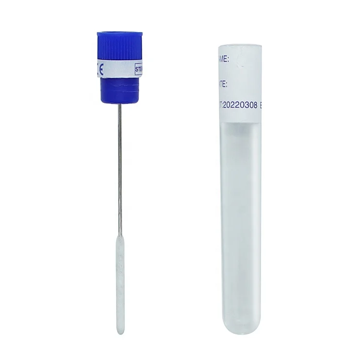 Microbiological Medical Disposable Sterile Transport Swab Individually Wrapped Sampling Collection Swabs Sterile Male Swab Stick