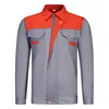 Orange on top, gray on the bottom