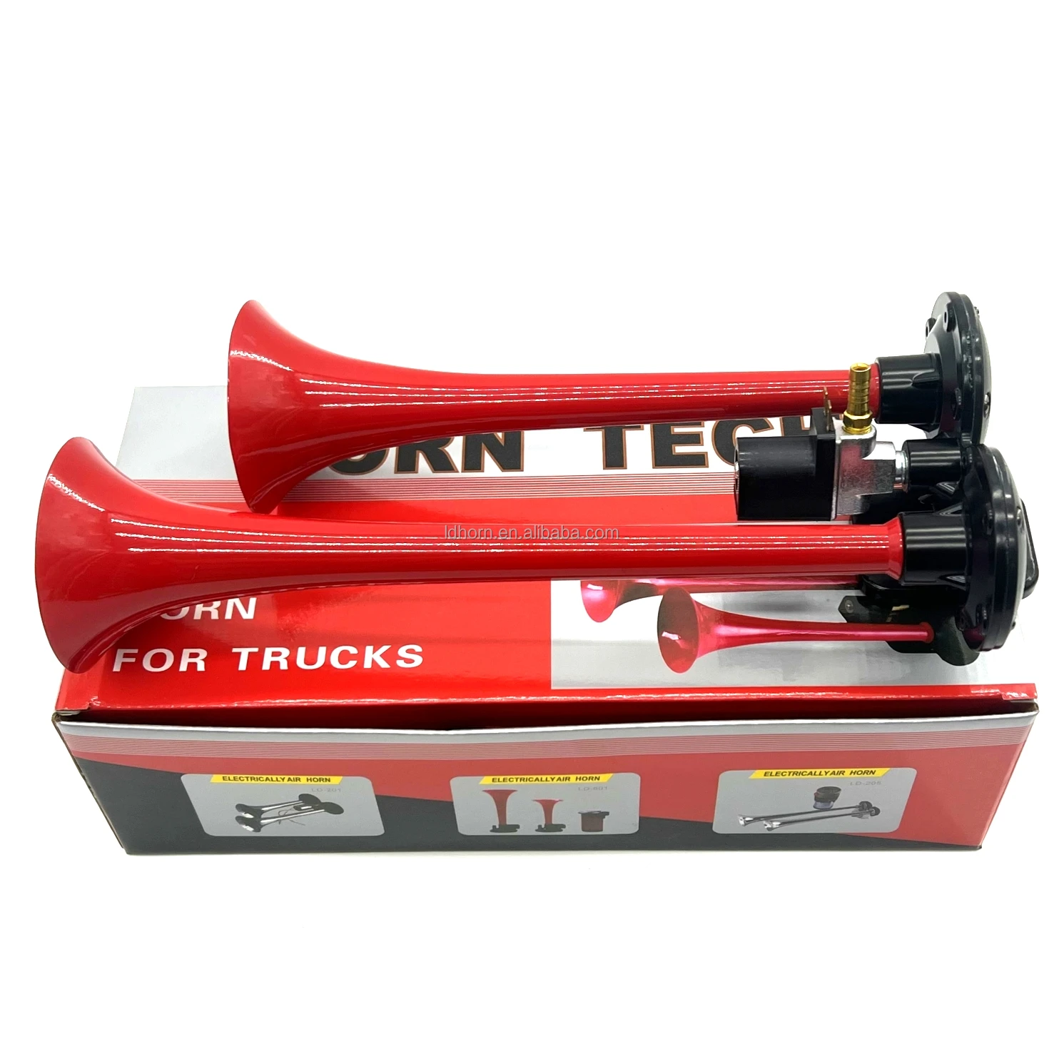 2 Pipe Air Horn With Valve 12/24v Buy Air Horn,2 Pipe Air Horn,24v