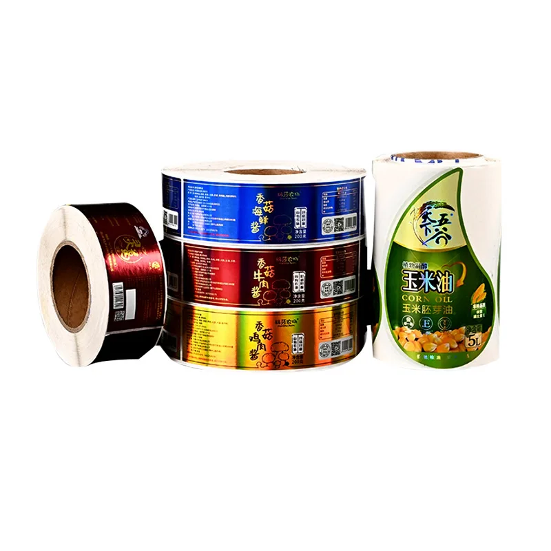 Custom Printed Paper Logo Sticker Cosmetics Label Packing Labels Food ...