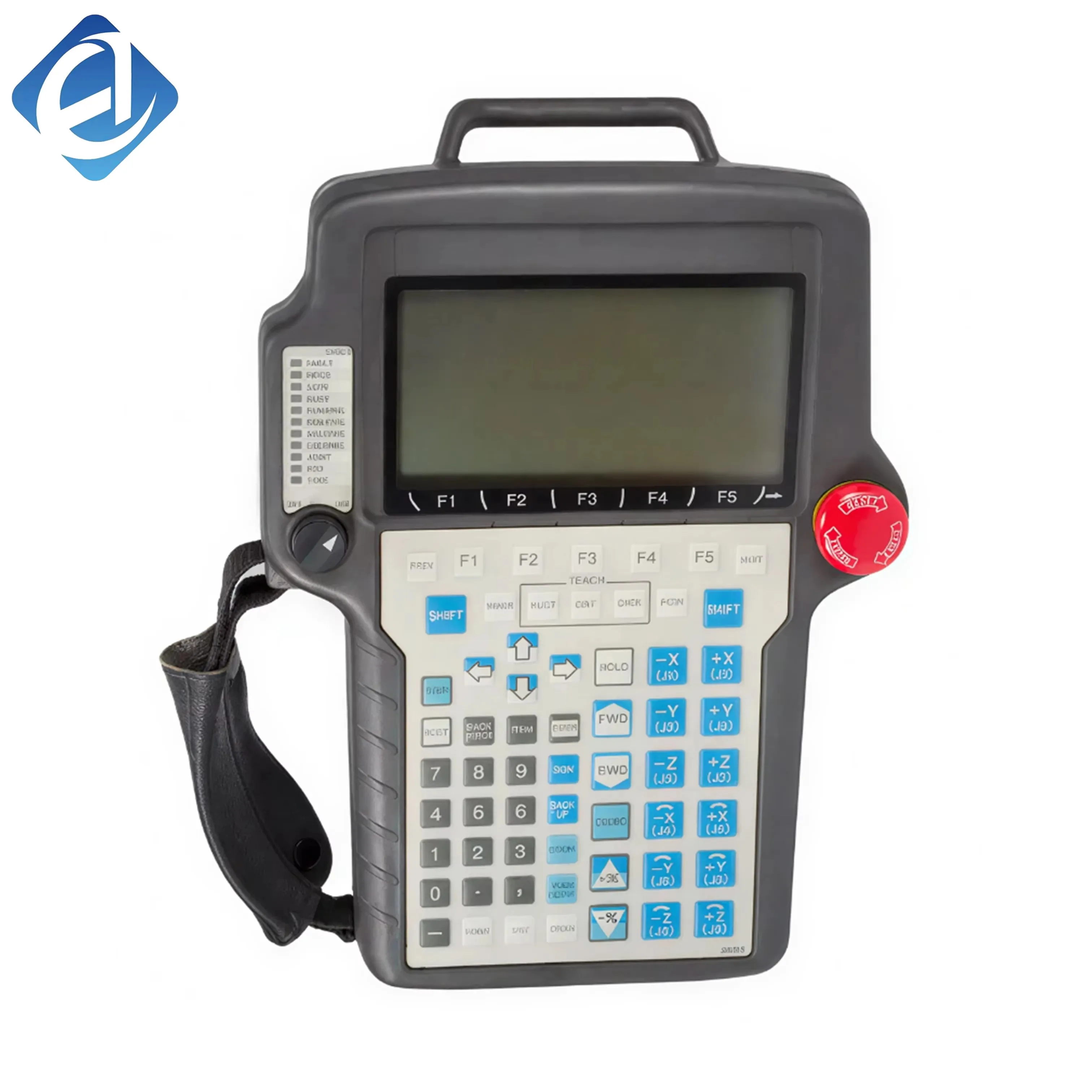 Uus originaalne A05B-2308-C307 roboti õppetäiskontrollseade, CE-sertifitseeritud, laos olemas. Kuulub roboti kasutusseeriasse. Kasutatakse parameetrite seadmiseks, programmide redigeerimiseks ja tööstusrobotite kohapealseks juhtimiseks.
