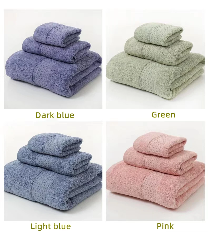 Hot sale 100% cotton support custom wholesale hotel bath linens towel sets manufacture