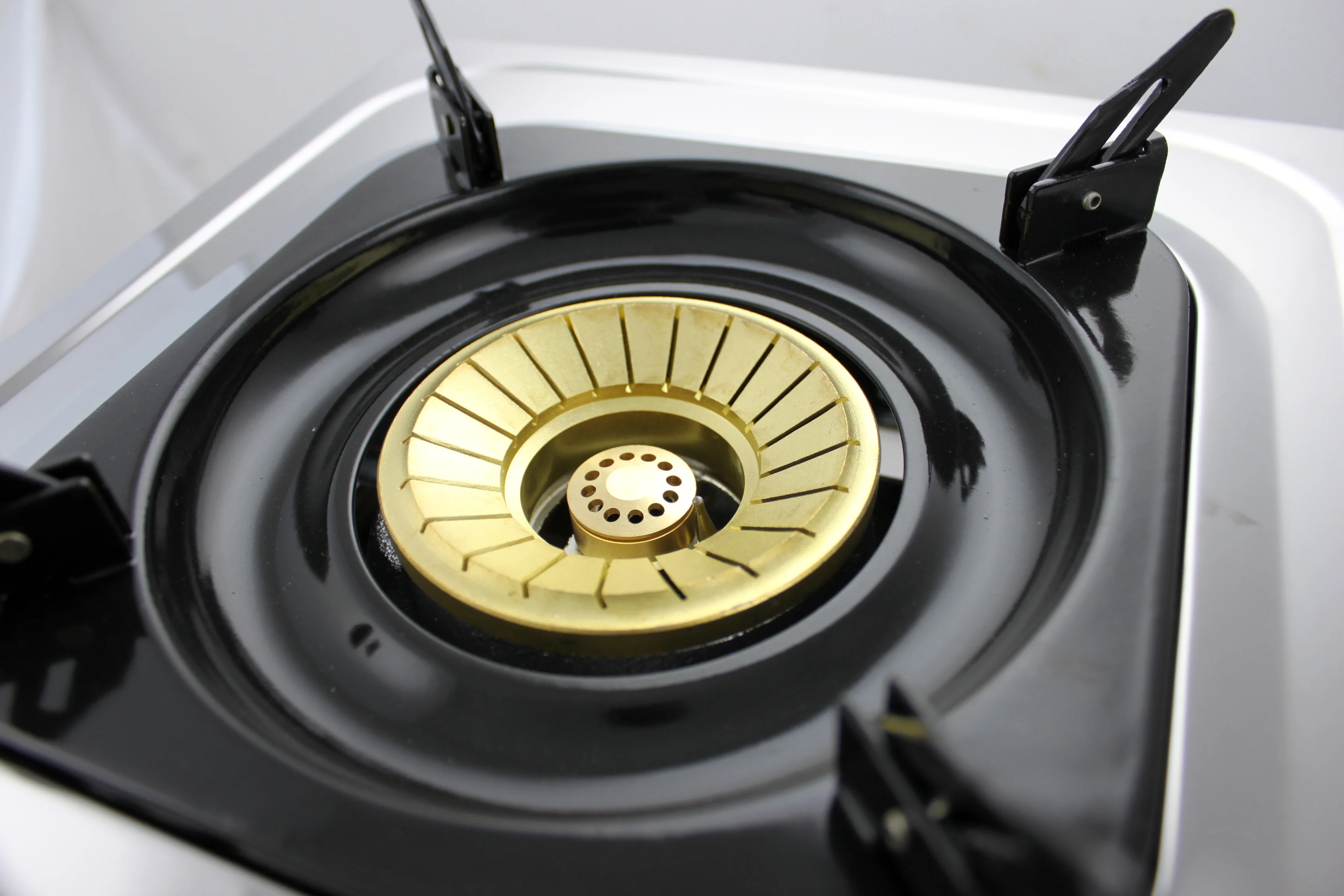 Xunda China Stainless Steel 2 Burner Gas Cooker Wok Industrial Table Top Gas Stove for Home