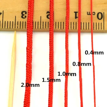 20pcs 0.8/1.0/1.5/2mm nylon cord thread chinese