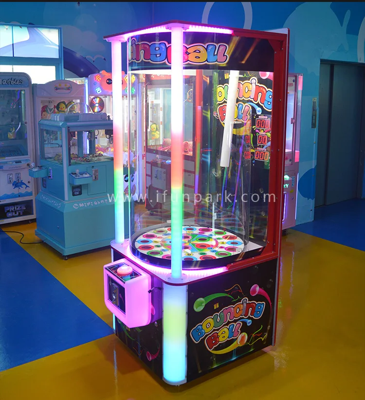 Bouncing Ball Arcade Game Coin Operated Redemption Lottery Jumping Balls Arcade Game Machine for Game Center