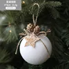 BOLAS BLANCAS DE NAVIDAD/UNIDADES/11.5G GOTAS DE AGUA BLANCAS/UNIDAD/9.4G