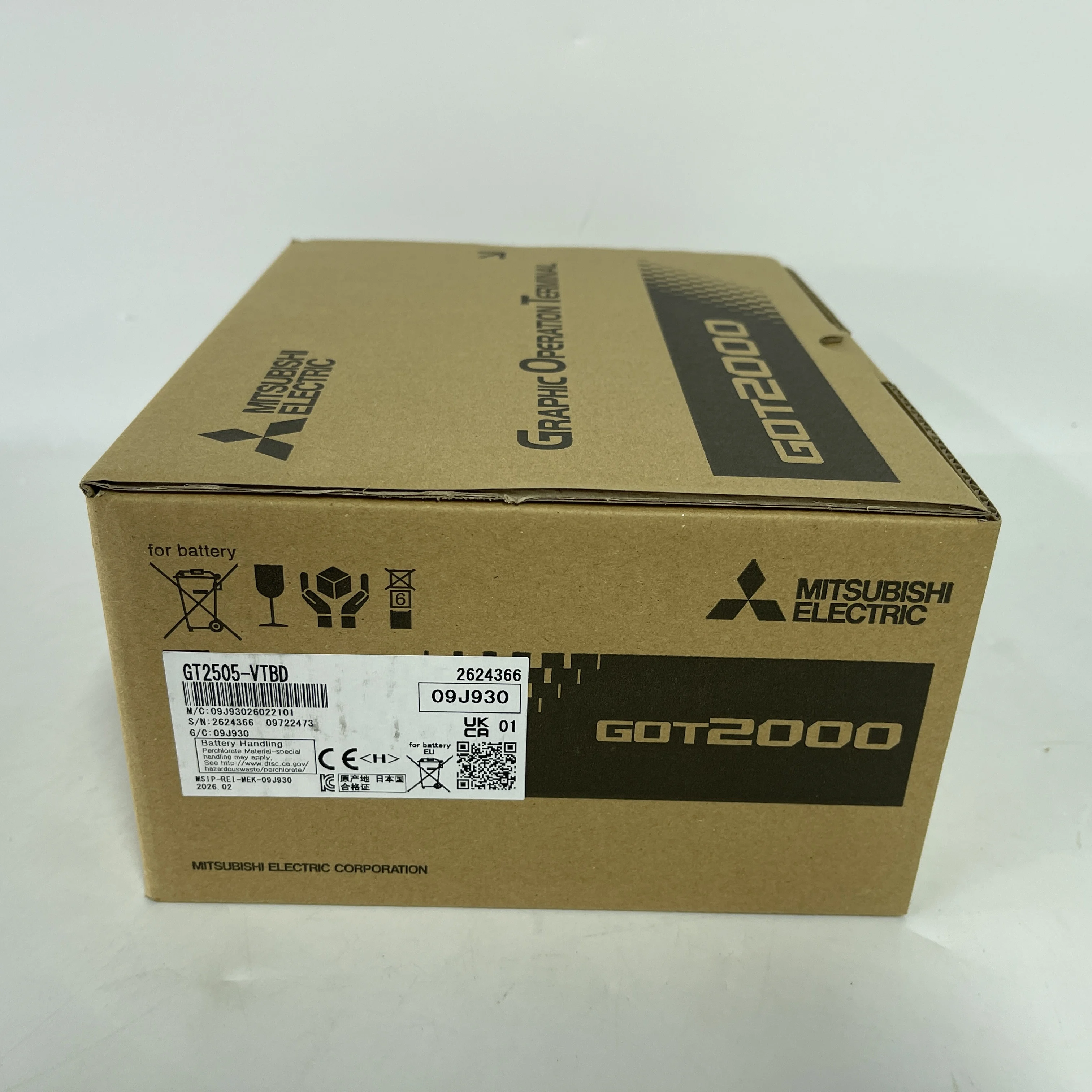Mitsubishi Graphic Operation Terminal HMI GT2505-VTBD Mitsubishi Graphic Operation Terminal HMI GT2505-VTBD