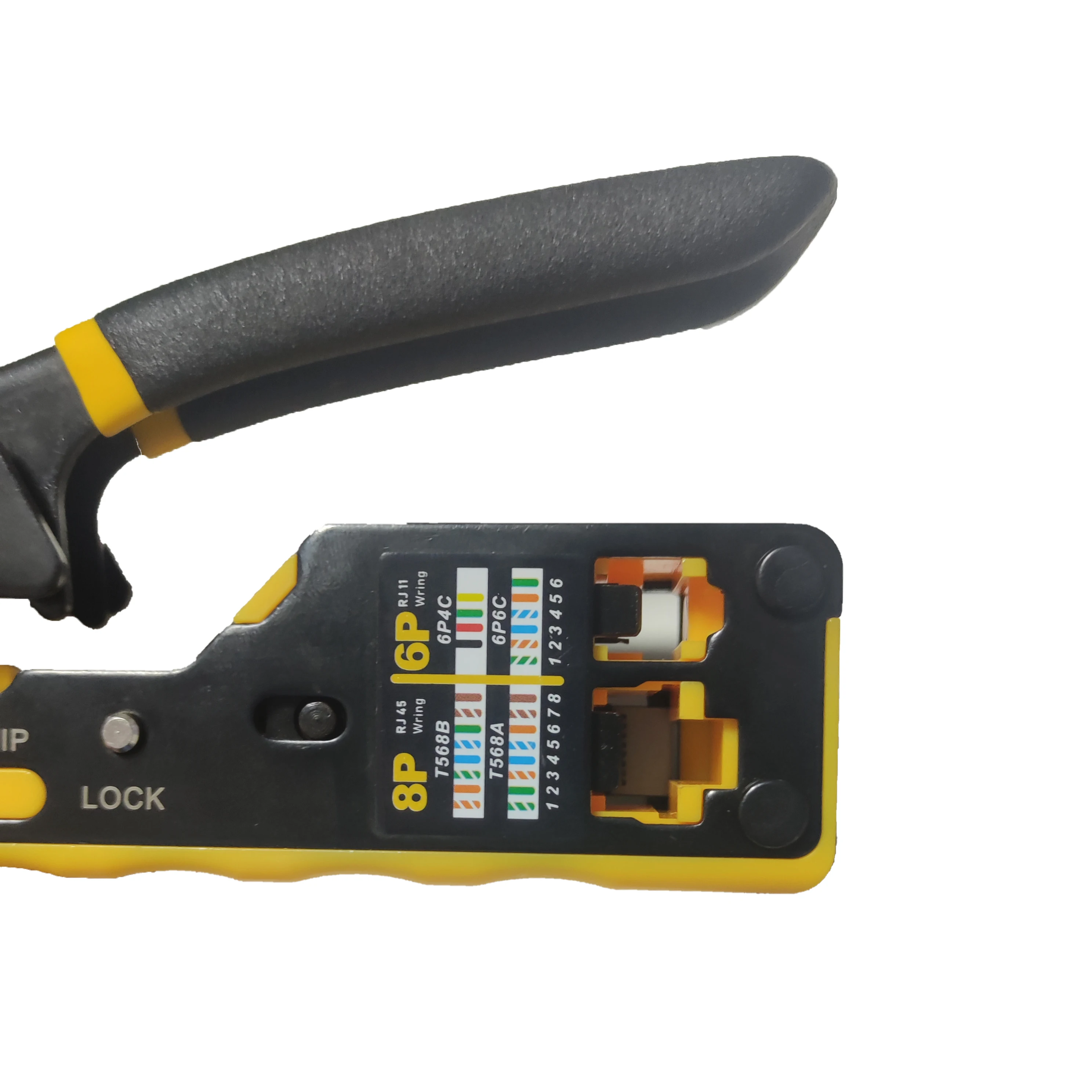 RJ 45 6P 8P Network LAN Cable Easy Tools Crimper Pass Through Pliers RJ11 RJ12 RJ45 Crimping Tool