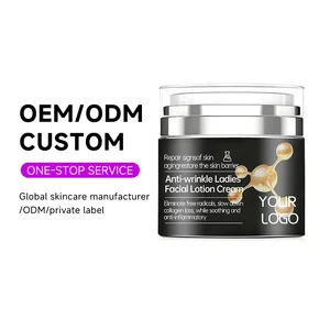 OEM ODM Face Skin Care Lotion Whitening Hyaluronic Acid Anti-wrinkle Women's Facial Lotion and Cream Without Animal Testing