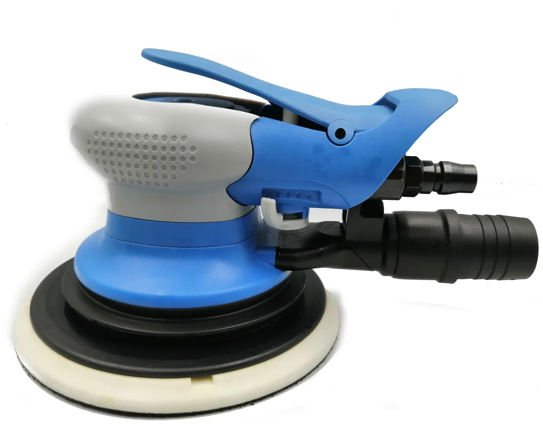 thumbnail image 2 of 6" Air Random Orbital Palm Sander - DA Polisher With 7 Discs, 10,000 RPM 2 of 11