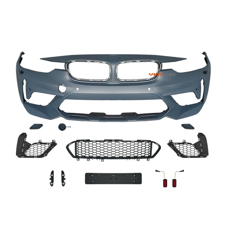 F30 M2 Competition M2C Front Bumper Set for BMW 3 Series F30 Bodykit