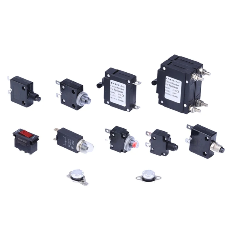 5A 10A 15A 12VAC Automatic Circuit Breaker Elevator Overload Switch Thermal Overload Protector