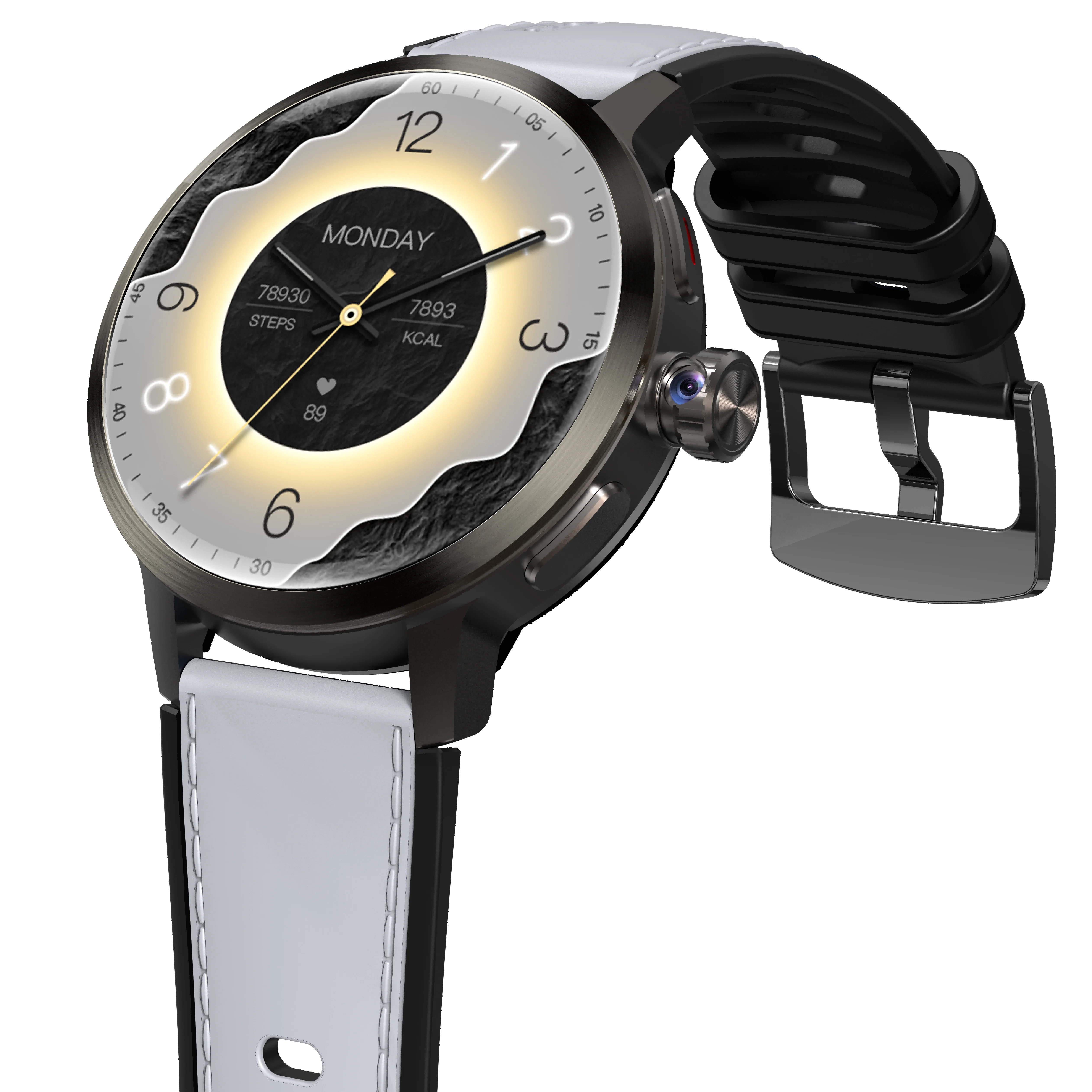 4G Enabled DM82 Android Smart Watch Smartwatch HD Rotating Camera