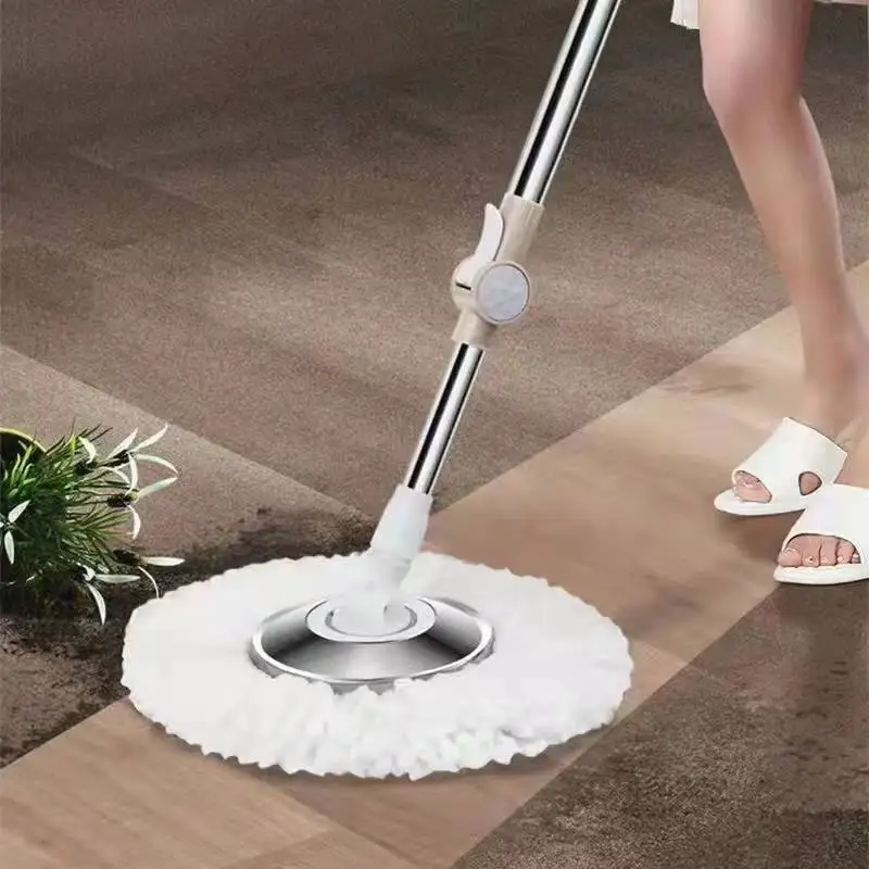 Microfiber Rotating Spinning Mop Rotatable Adjustable Easy Cleaning Floor Magic 360 Degrees Spin Mops and Bucket Set