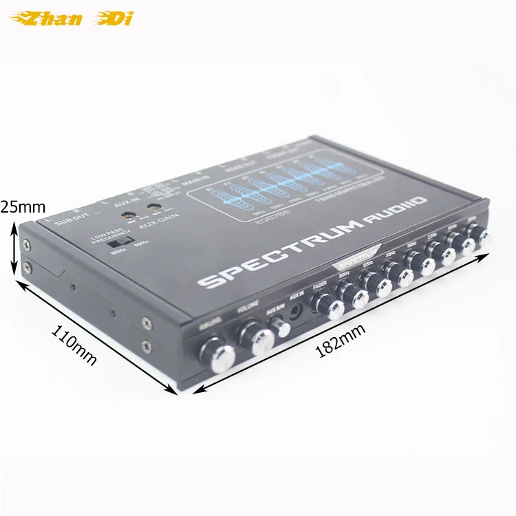 Universal 7-Band Graphic Equalizer - High Fidelity Car Audio