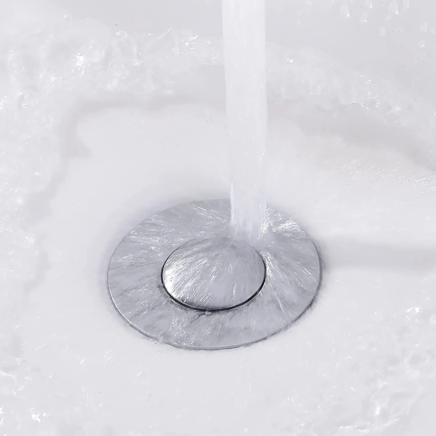 Enchufe Universal Para Fregadero | Tapón Lavabo Pop-up Con Filtro | Núcleo Rebote