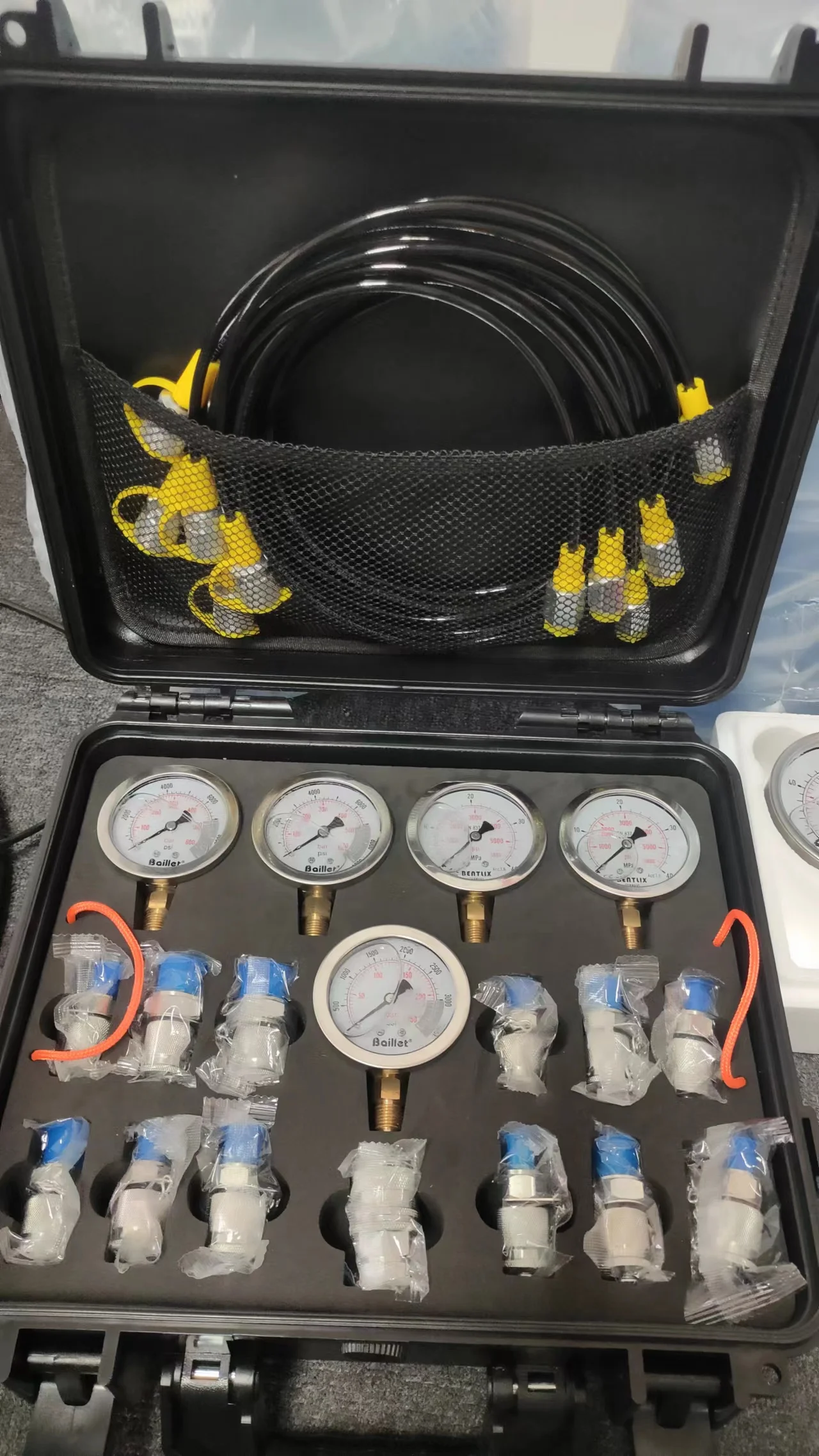 5 Gauge Hydraulic Pressure Test Kit Hydraulic Pressure Testing Kit For