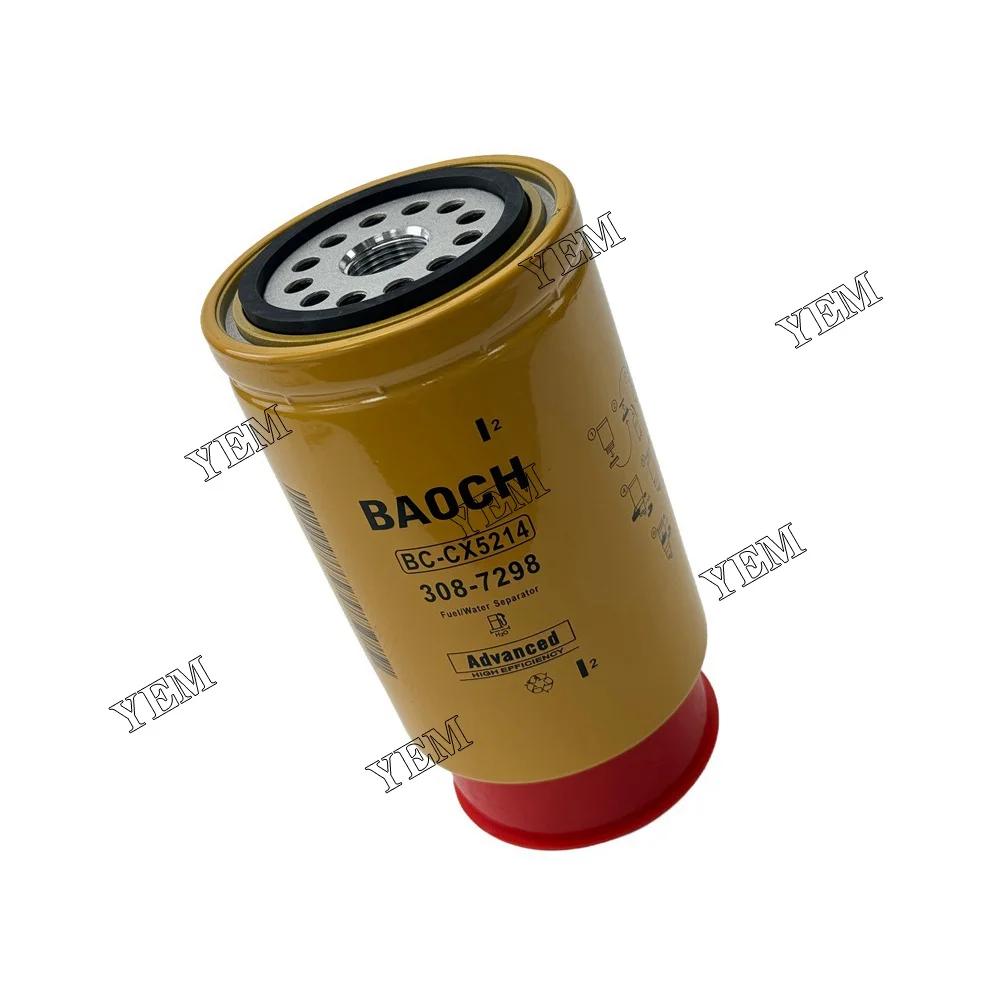 Fuel Filter 308-7298 BC-CX5214 2656F122 Fit for Perkins 1104D-E44TA Engine 5